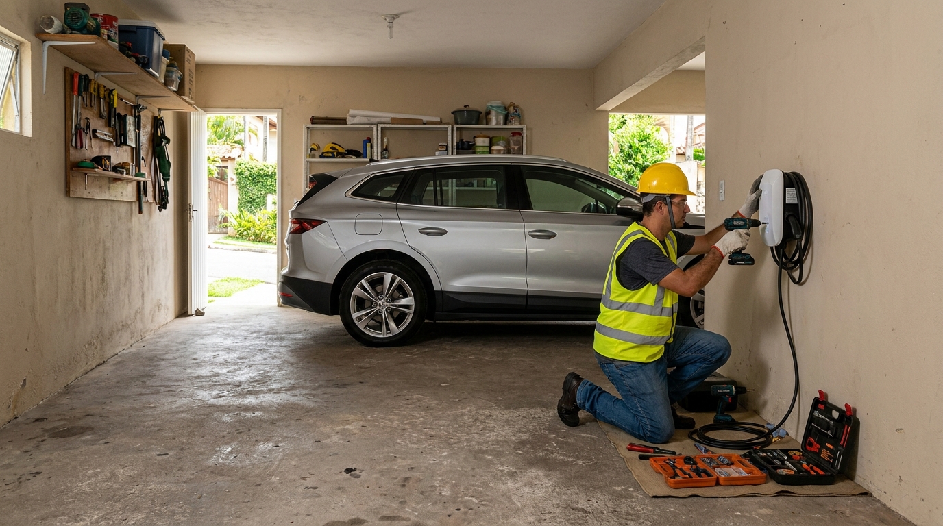 Instalação em garagem ou condomínio em Presidente Prudente‑SP